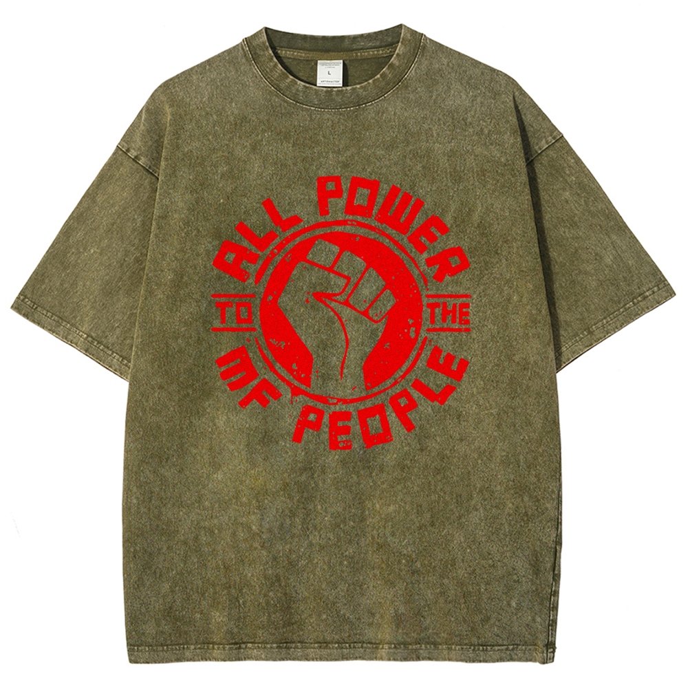 All Power Vintage Distressed T-shirt