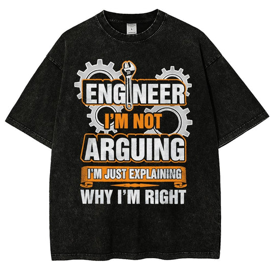 I'm Not Arguing Im Just Explaining Why I Am Right Vintage Distressed T-shirt