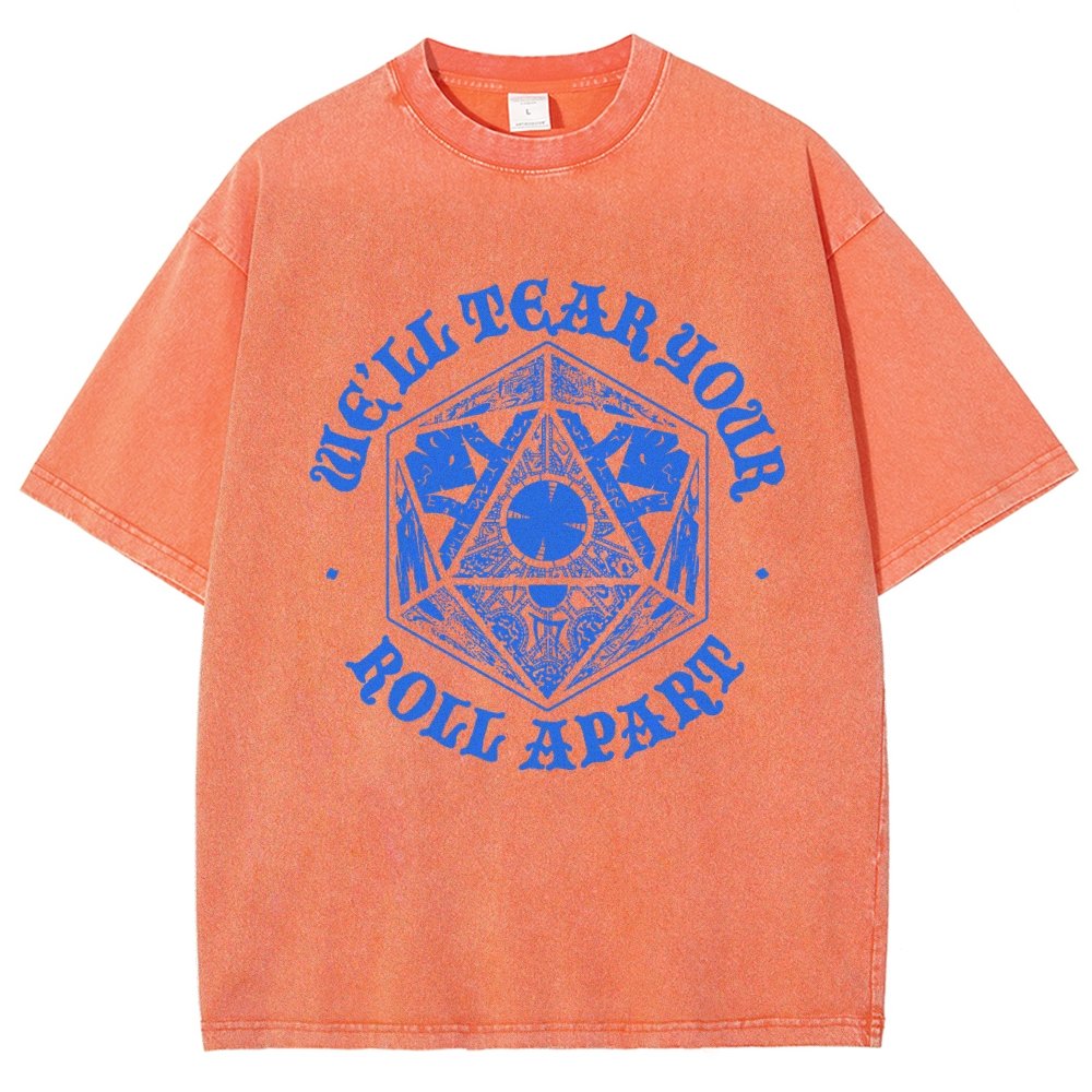 Lament D20 Vintage Distressed T-shirt