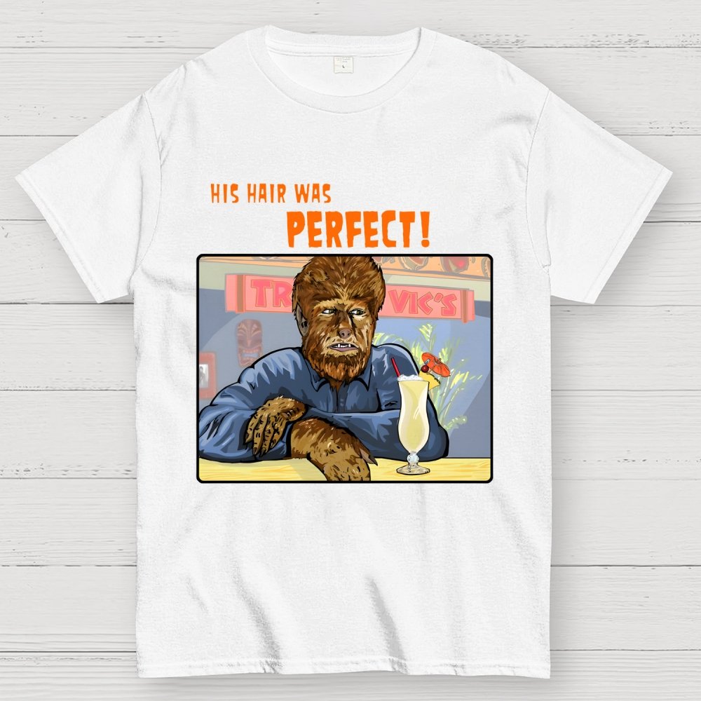 His Hair Was Perfect Geek T-Shirt