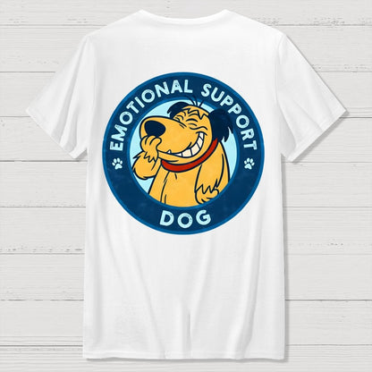 Dog Support Or Not? Front And Back Printing Geek T-Shirt