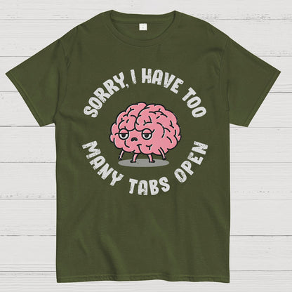 Too Many Tabs Geek T-Shirt