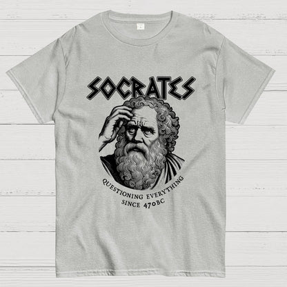 Socrates Questioning Everything Geek T-Shirt