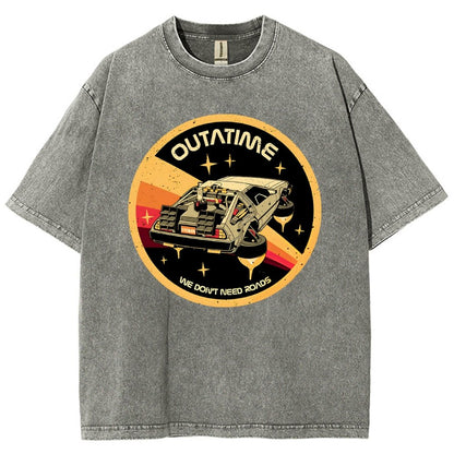 Vintage Time Travel Vintage Distressed T-shirt
