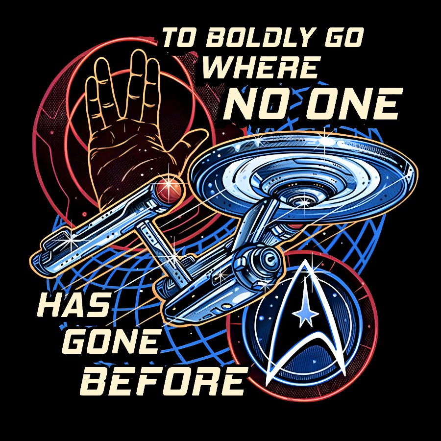 To Boldly Go Where Few Have Gone Before Geek T-Shirt