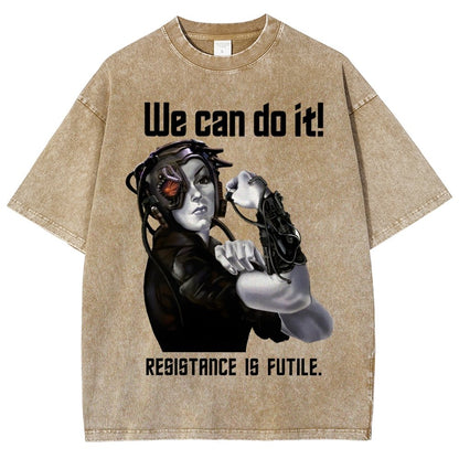 We Can Do It Opposing Is Hopeless Vintage Distressed T-shirt