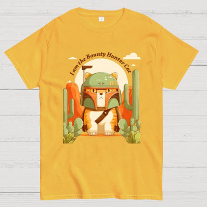 Boba-like Cat Bounty Hunter Geek T-Shirt
