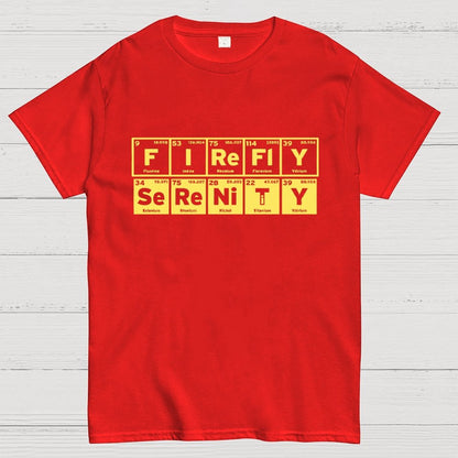 Funny Firefly Starship Symbols Geek T-Shirt