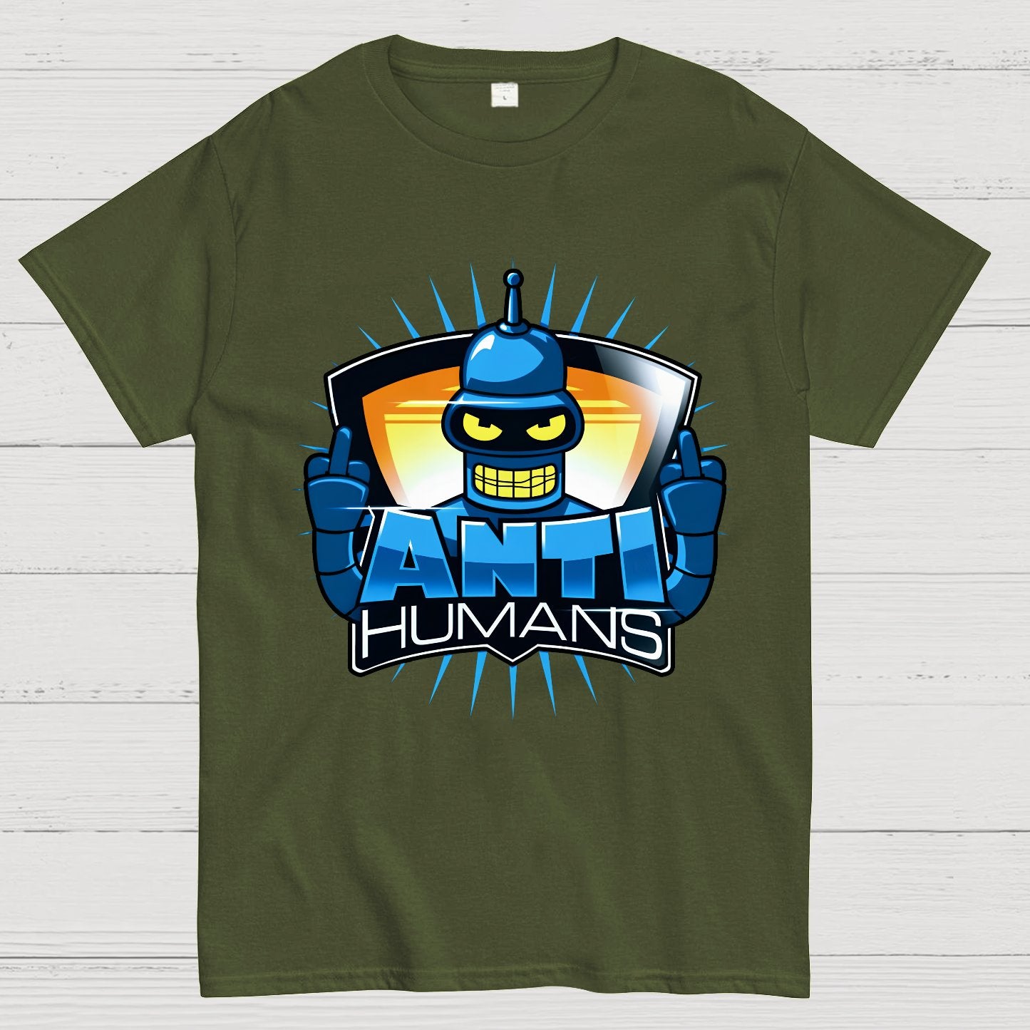 Anti Humans Geek T-Shirt