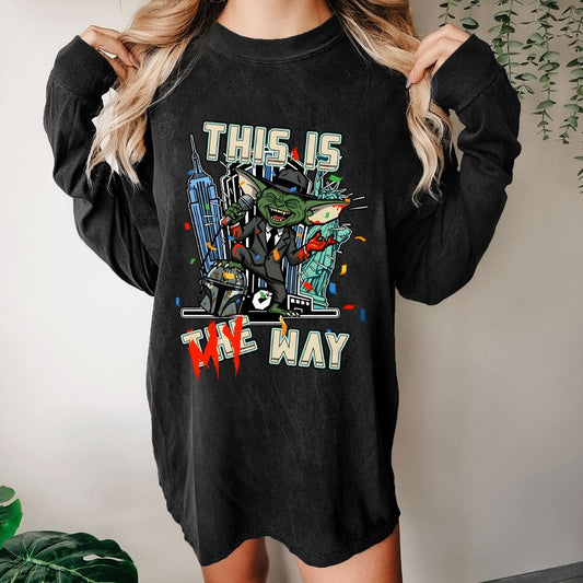 My WAY Washed Long Sleeve Tee