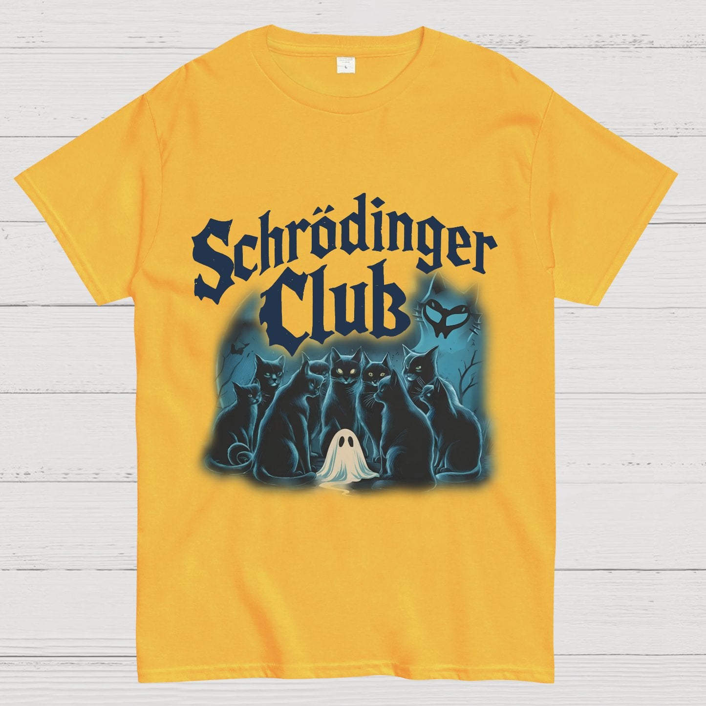 Schrödinger Cat Club Halloween Geeky T-Shirt