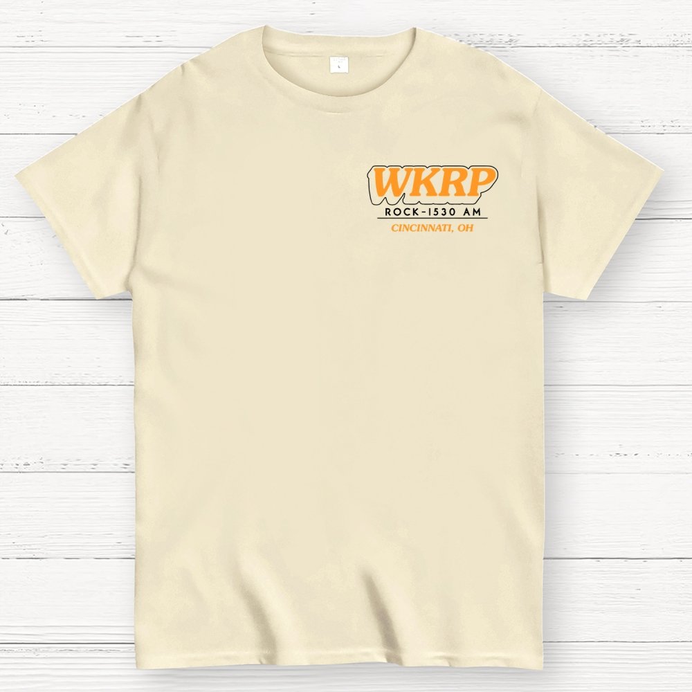 First Annual Fictional Radio Thanksgiving Day Turkey Drop Front And Back Printing Geek T-Shirt