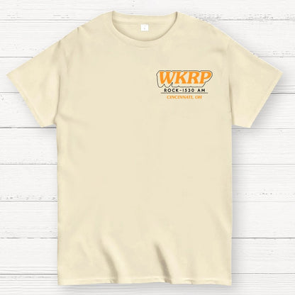 First Annual Fictional Radio Thanksgiving Day Turkey Drop Front And Back Printing Geek T-Shirt