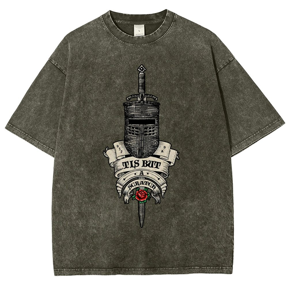 It is but a scratch. Vintage Distressed T-shirt