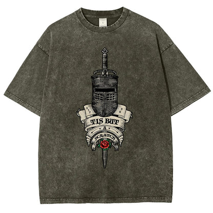 It is but a scratch. Vintage Distressed T-shirt