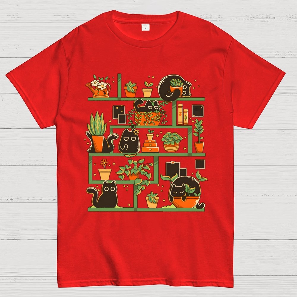 Kitten Garden Geek T-Shirt