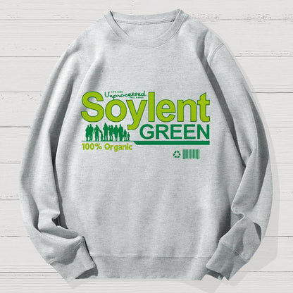 Soylent Green Geek Cotton Sweatshirt