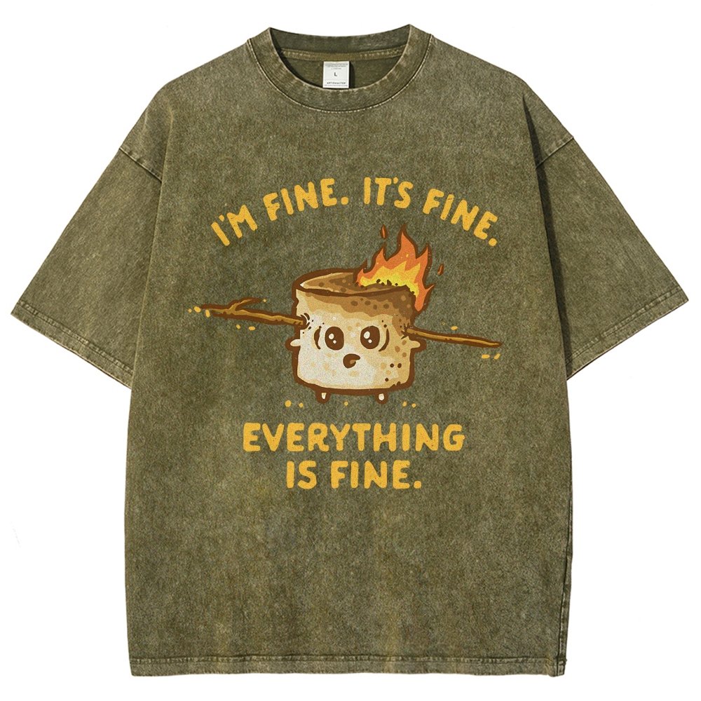 A Fine Camping Trip Vintage Distressed T-shirt
