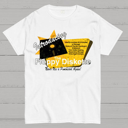 1971-Floppy Diskette Geek T-Shirt