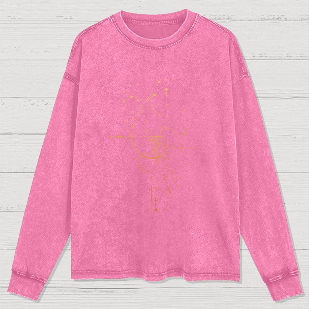 Fibonacci Washed Long Sleeve Tee