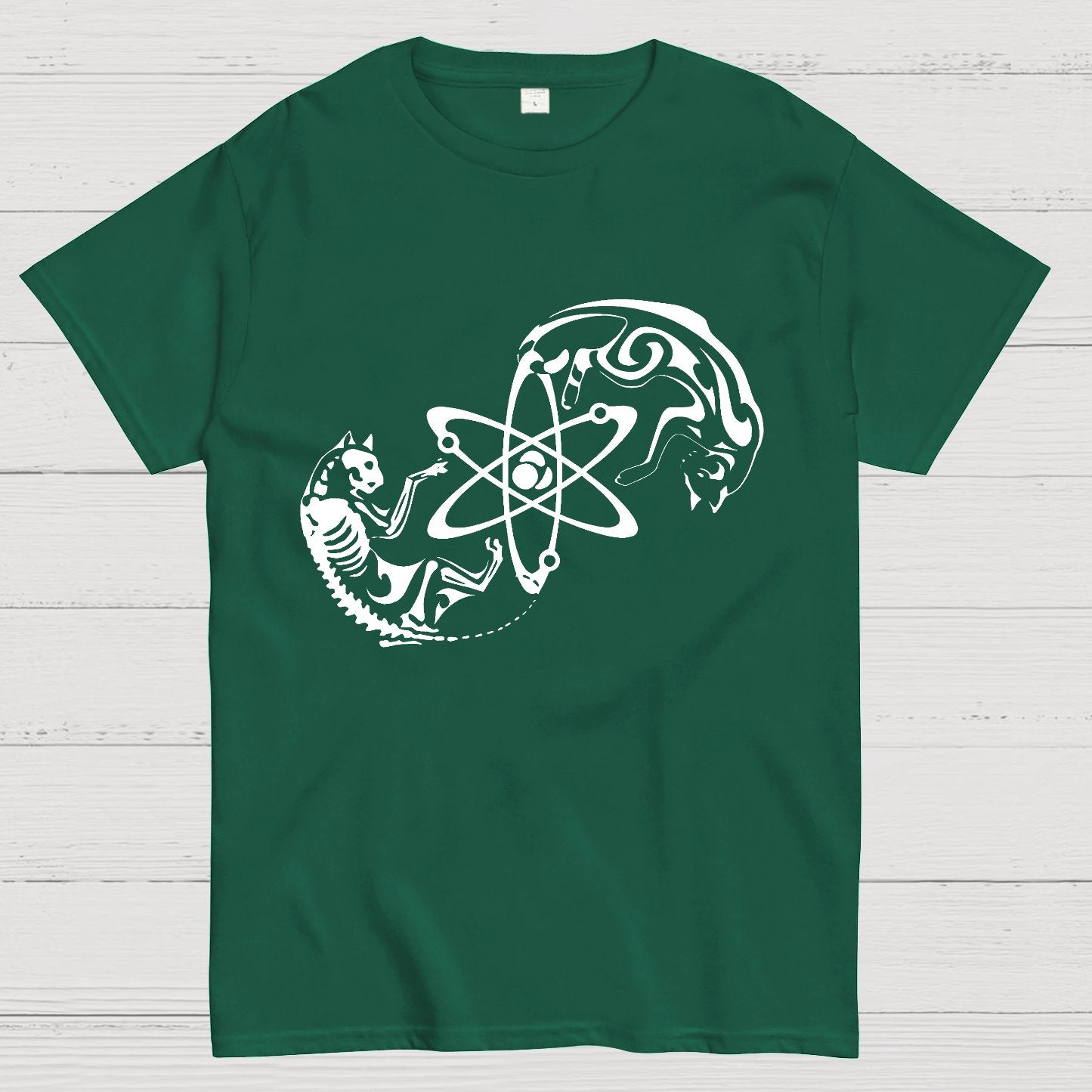 Science Cat Geek Geeky T-Shirt