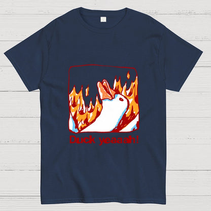 Fire Duck Yeah Geek T-Shirt