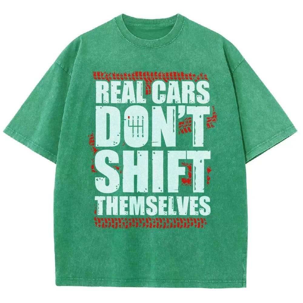 Manual Transmission Gearhead Vintage Distressed T-shirt