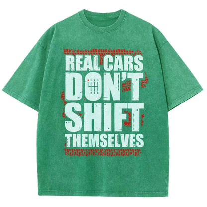 Manual Transmission Gearhead Vintage Distressed T-shirt