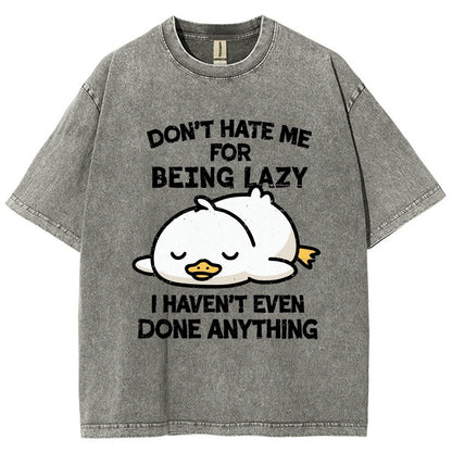 Duck Done Nothing Vintage Distressed T-shirt