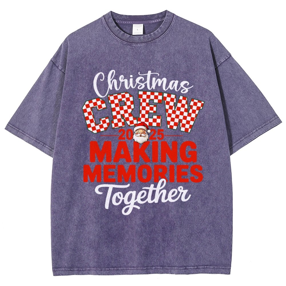 Retro Family Christmas Vintage Distressed T-shirt