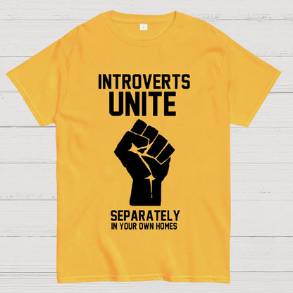 Introverts Unite Nerd Geek T-Shirt