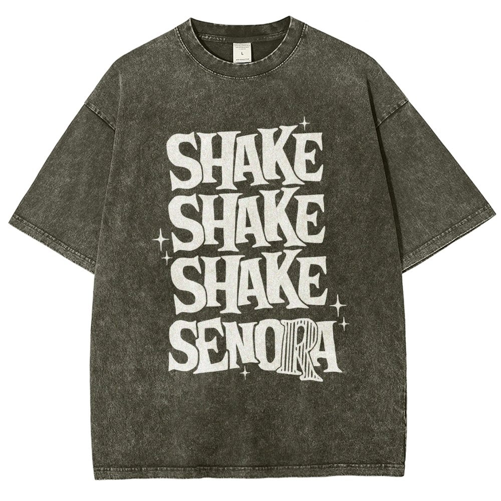 Shake Shake Shake Senora Halloween Vintage Distressed T-shirt