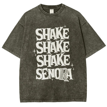 Shake Shake Shake Senora Halloween Vintage Distressed T-shirt