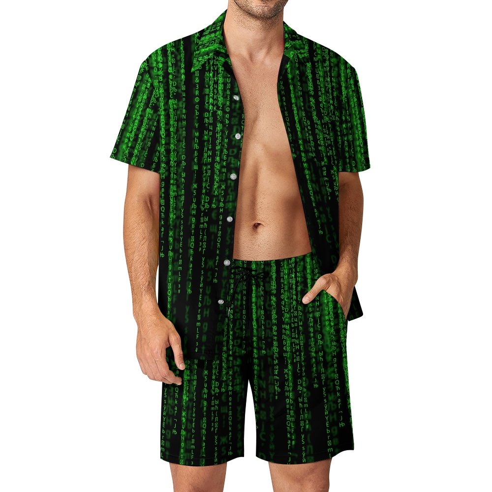 Programmer Offset Code Hawaiian Shirt Set