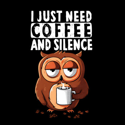 Coffee and Silence Geek T-Shirt