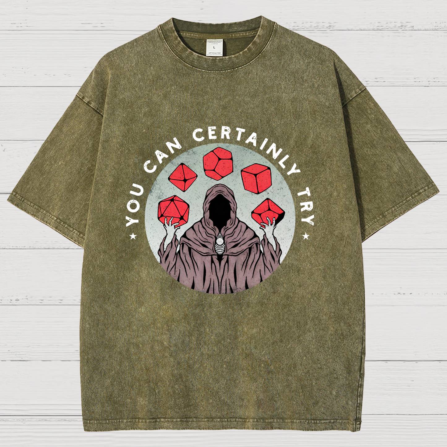 YOU CAN CERTAINLY TRY Vintage Distressed T-shirt