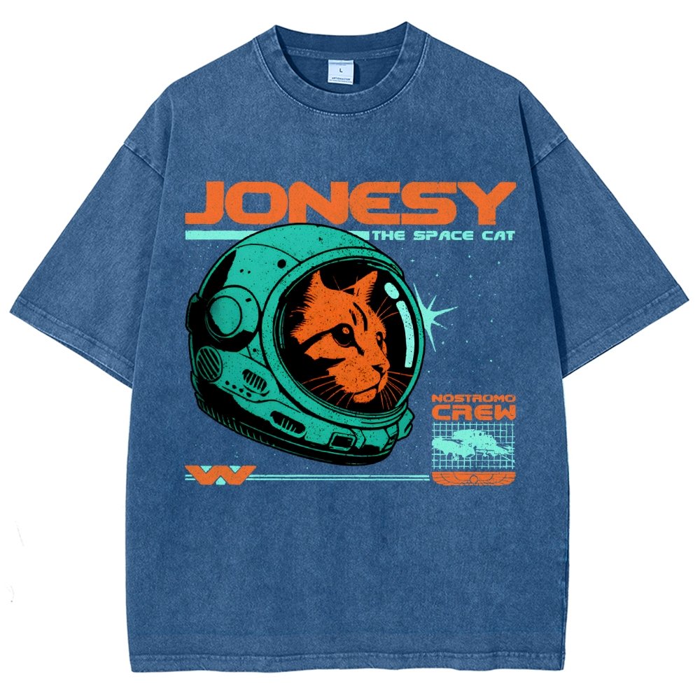 Jonesy The Space Cat Vintage Distressed T-shirt