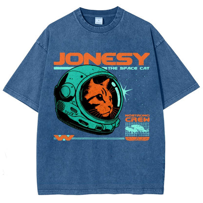 Jonesy The Space Cat Vintage Distressed T-shirt