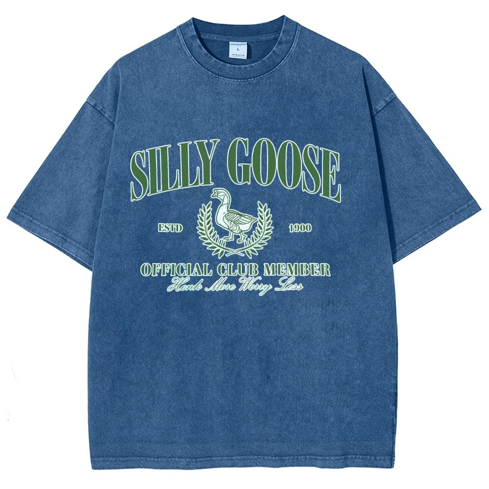 Silly Goose Official Club Vintage Distressed T-shirt