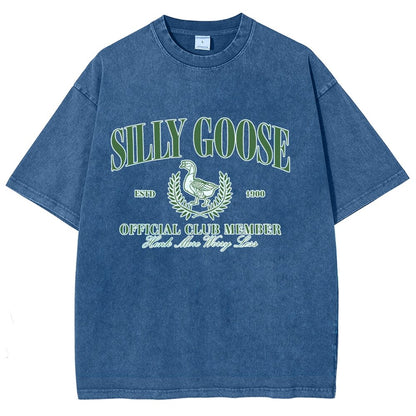Silly Goose Official Club Vintage Distressed T-shirt