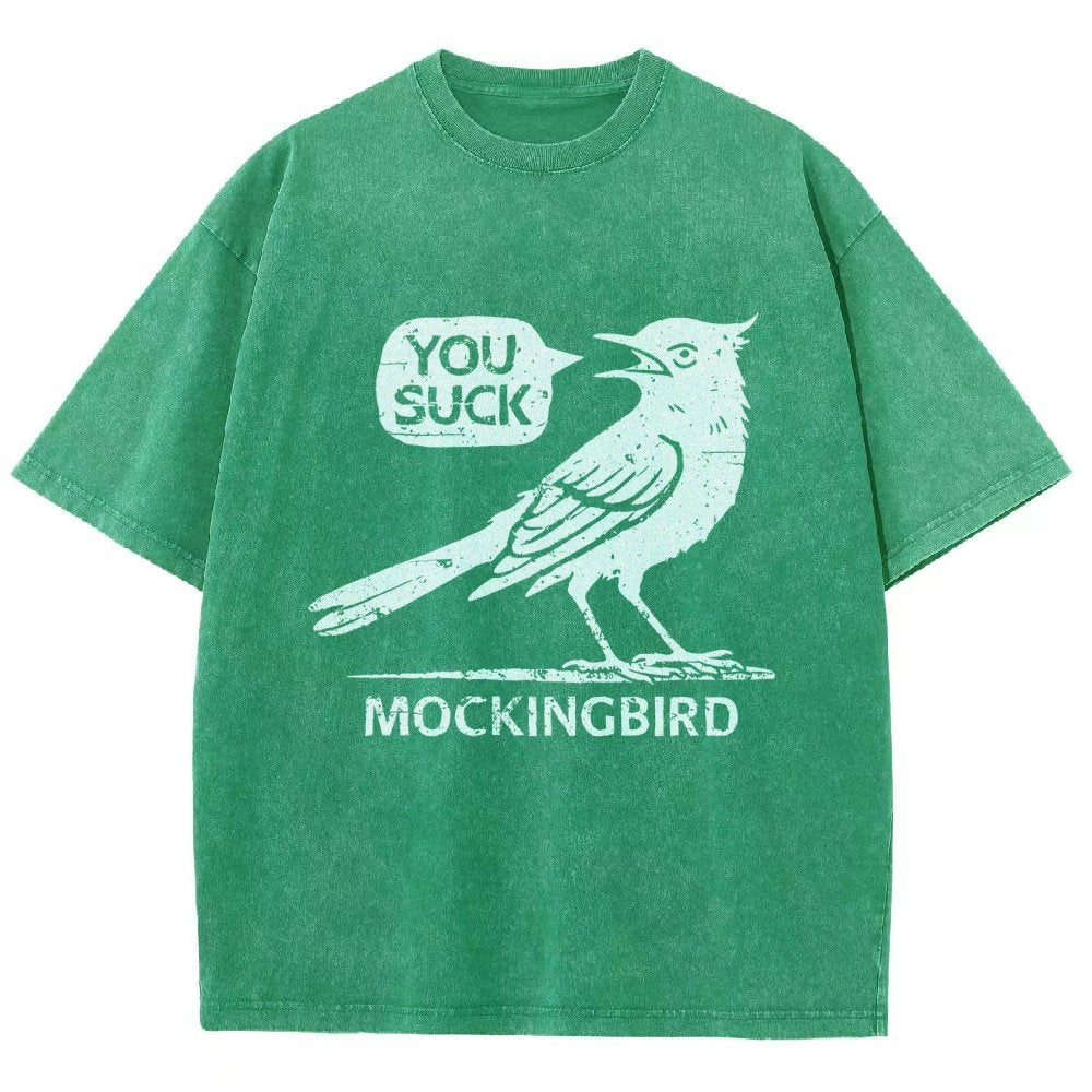 Mockingbird Vintage Distressed T-shirt