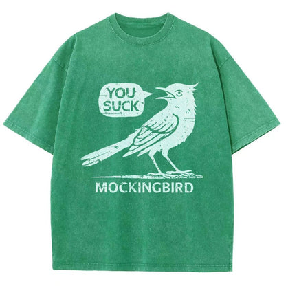 Mockingbird Vintage Distressed T-shirt