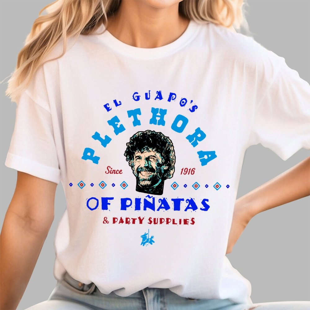A Character's Plethora of Pinatas & Party Supplies Geek T-Shirt
