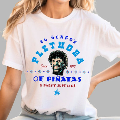 A Character's Plethora of Pinatas & Party Supplies Geek T-Shirt