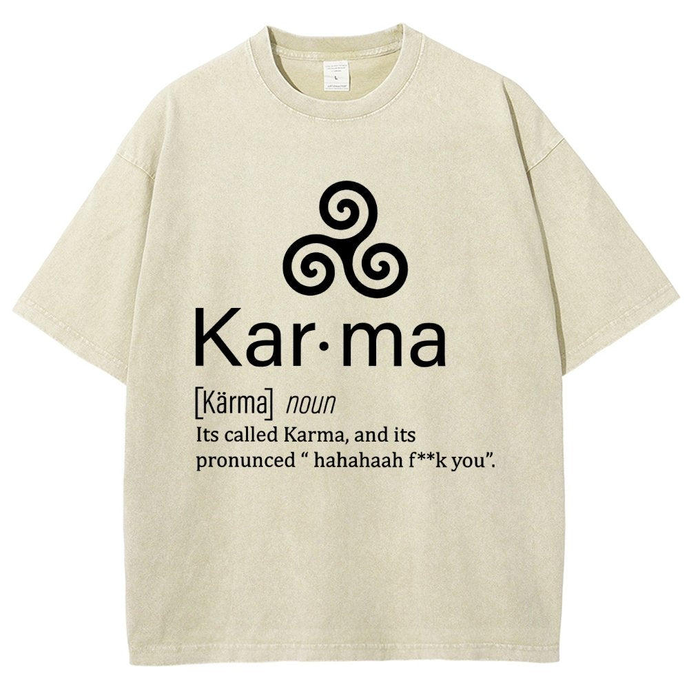 Karma definition Vintage Distressed T-shirt