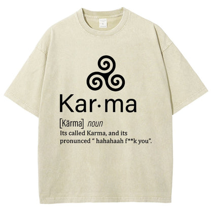 Karma definition Vintage Distressed T-shirt