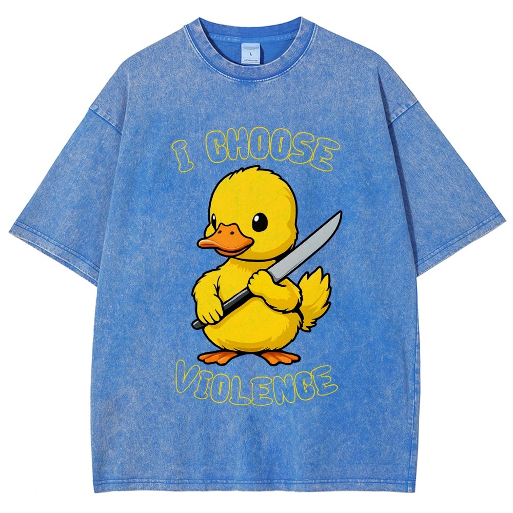 I Choose Violence Vintage Distressed T-shirt