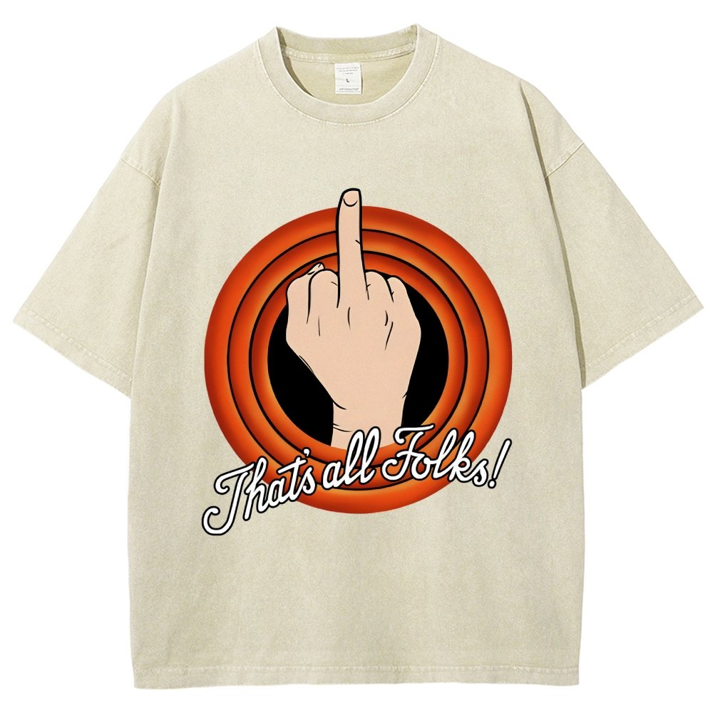 That's All Folks Vintage Distressed T-shirt