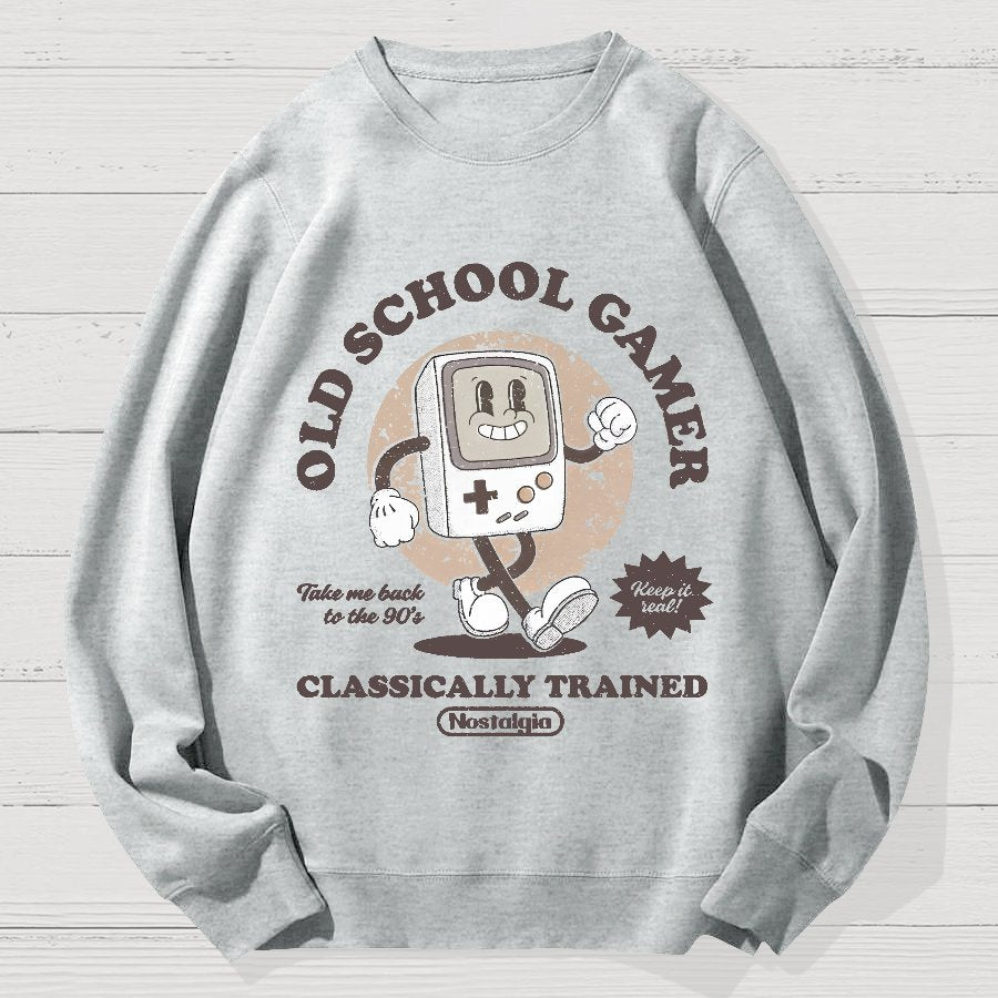 Retro Gamer Geek Cotton Sweatshirt