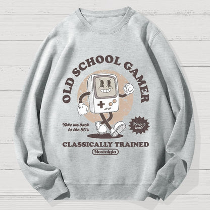 Retro Gamer Geek Cotton Sweatshirt